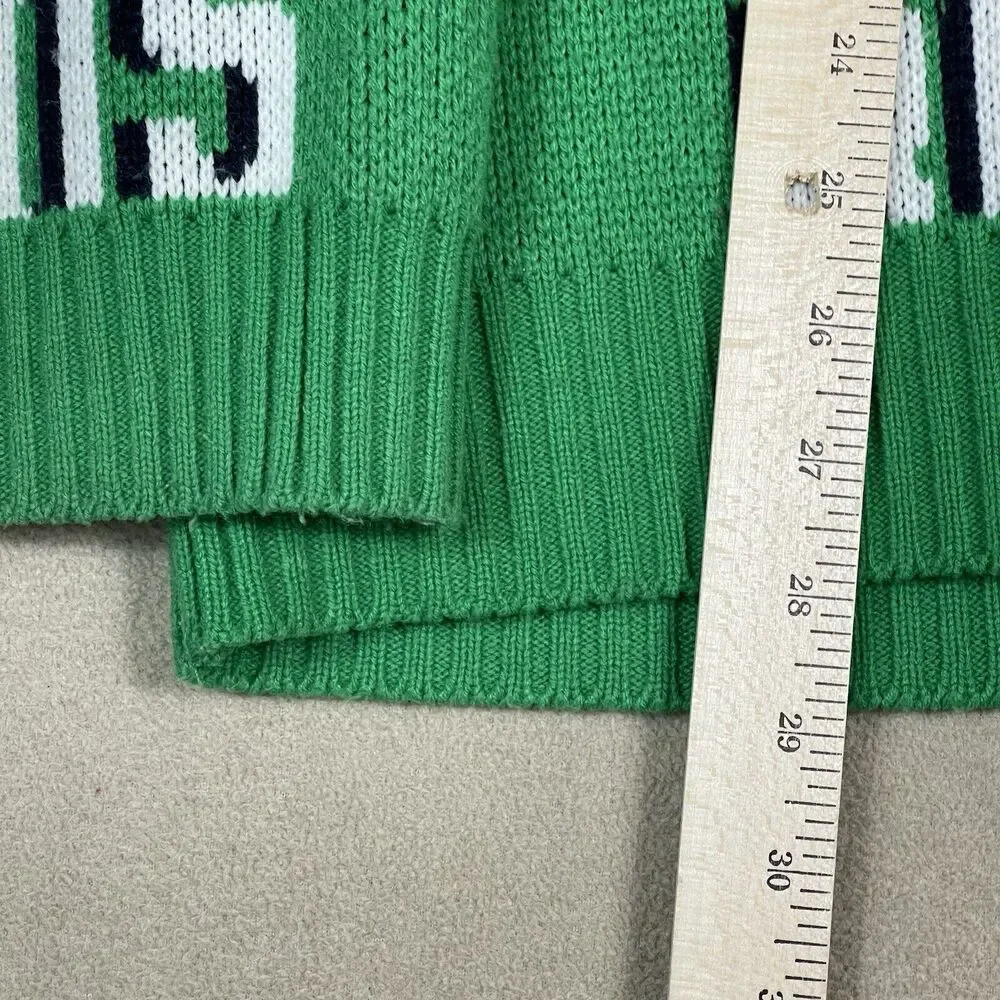 Neoity Sweater Mens One Size Green Bros‎ Bros Bros Knit Crewneck Pullover Adult